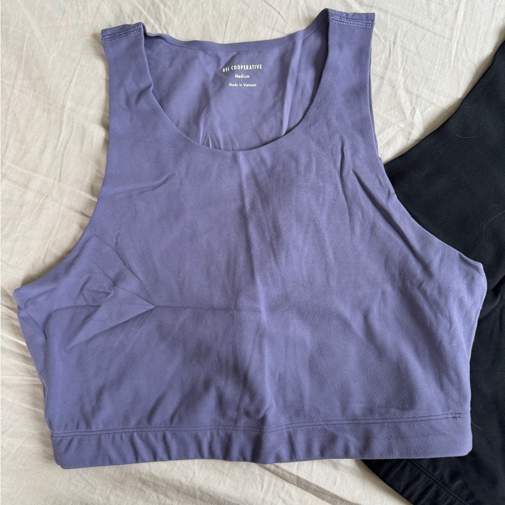 ** REI Butter Soft Crop Tank Top 2x Bundle size Medium ** - Picture 3 of 5
